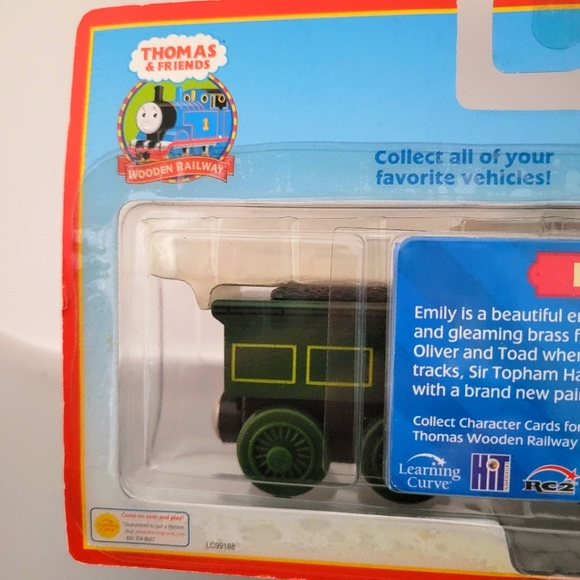 Thomas Wooden Railway Emily and Tender Train - 2005 -  New in Package - Picture 6 of 6